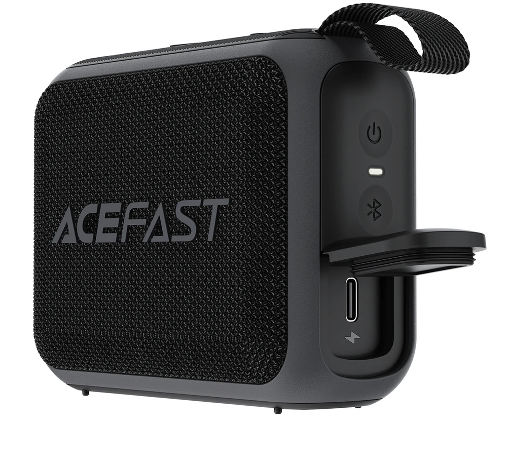 Ausinės Acefast „Fadad K4 Go Bluetooth 5.4“ belaidis garsiakalbis – juodas