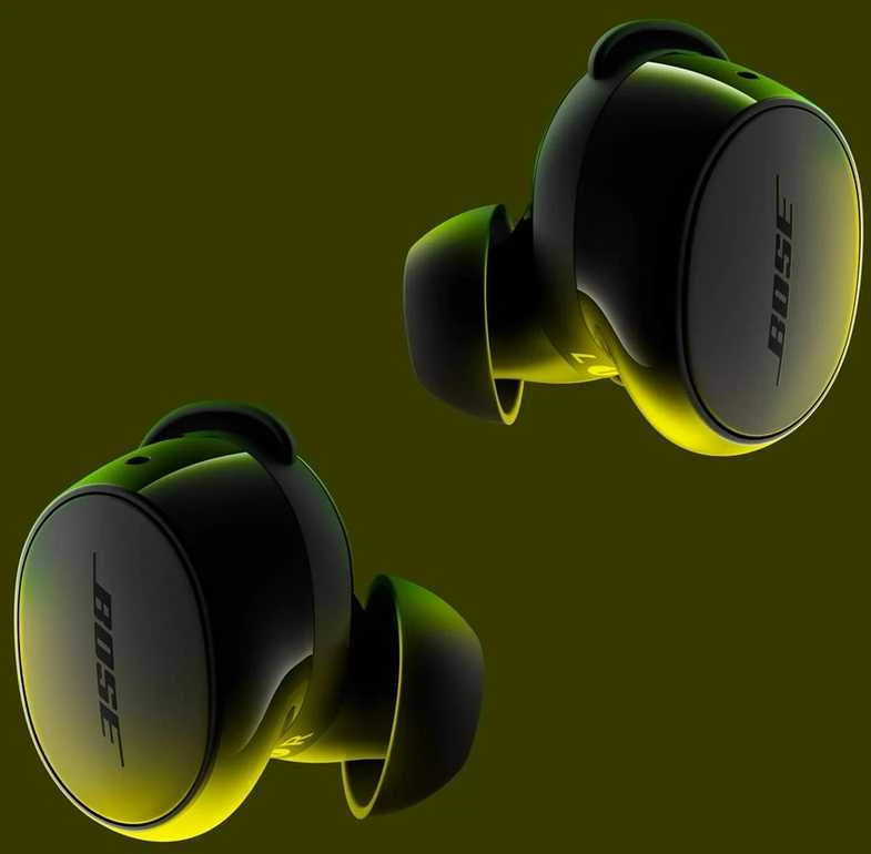 Belaidžiai ausinukai Bose QuietComfort, Juodi
