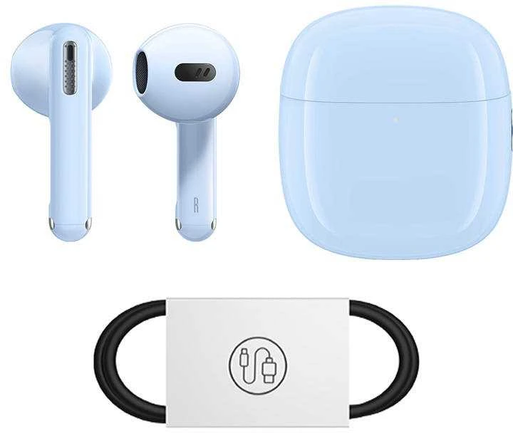 Ausinės Earphones TWS Baseus Bowie WX5 (mėlynas)