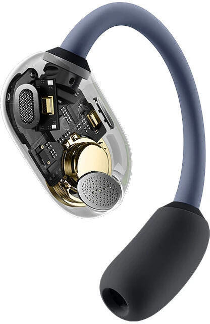 Baseus Belaidės Bluetooth 5.3 ausinės Eli Sport 1 su įkrovimo dėklu, juodos