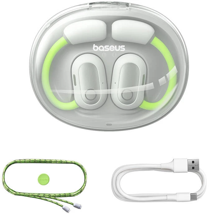 Ausinės Earphones TWS Baseus Eli Sport 1, (žalias)