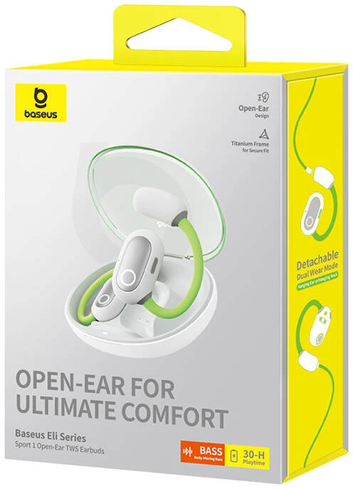 Ausinės Earphones TWS Baseus Eli Sport 1, (žalias)