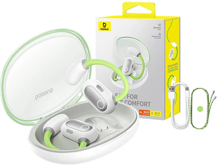 Ausinės Earphones TWS Baseus Eli Sport 1, (žalias)