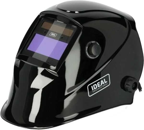 Ideal Automatinis suvirinimo šalmas plieno suvirinimui, 1 vnt., spalva: Juodas