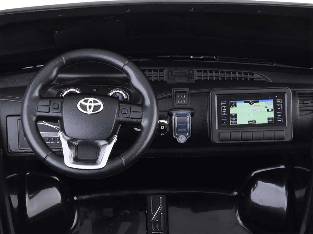Akumuliatorinis automobilis vaikams Jokomisiada Toyota Hilux PA0250 | spalva: juoda