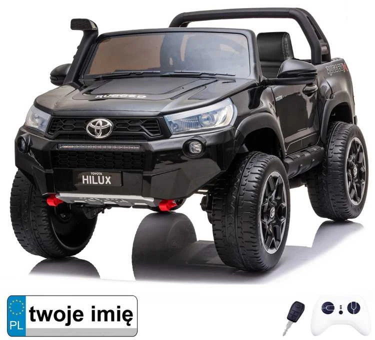 Akumuliatorinis automobilis vaikams Jokomisiada Toyota Hilux PA0250 | spalva: juoda