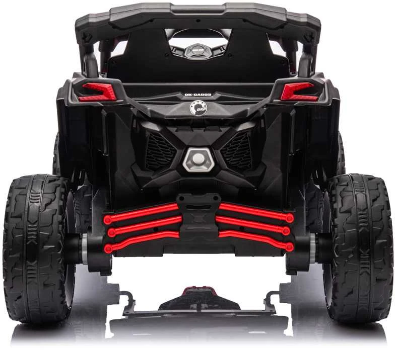 Akumuliatorinis keturratis vaikams Jokomisiada Buggy 4x4, 800W, PA0299 CZ | spalva: raudona/juoda aprašymas - Prekės nuotrauka