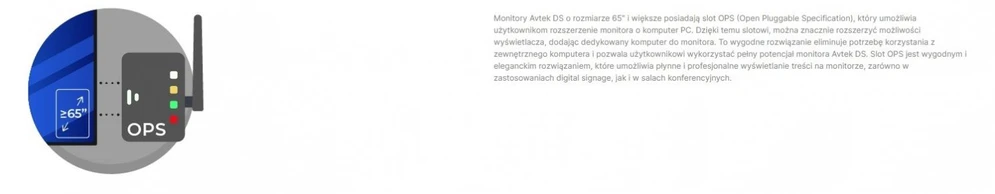 Avtek DS2 75" information display