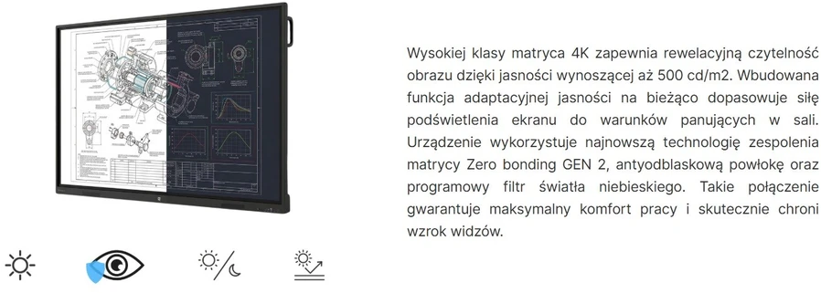 Avtek TS 9 Mate G 75 interactive monitorius