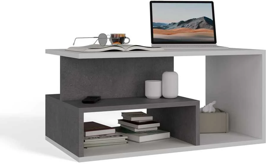 Top E Shop Kavos Staliukas - Topeshop Prima Beton Nestandartinė Forma 1 Kojos