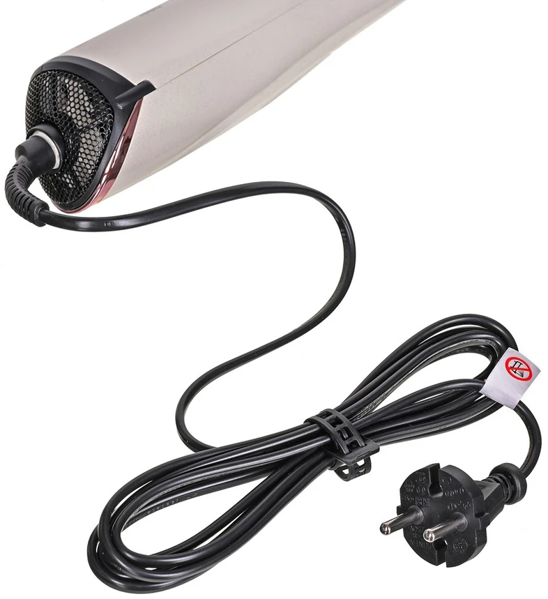 BaByliss AS914PE hair styling tool Straightening brush Warm Juodas, Rose auksinis 1000 W 2.5 m