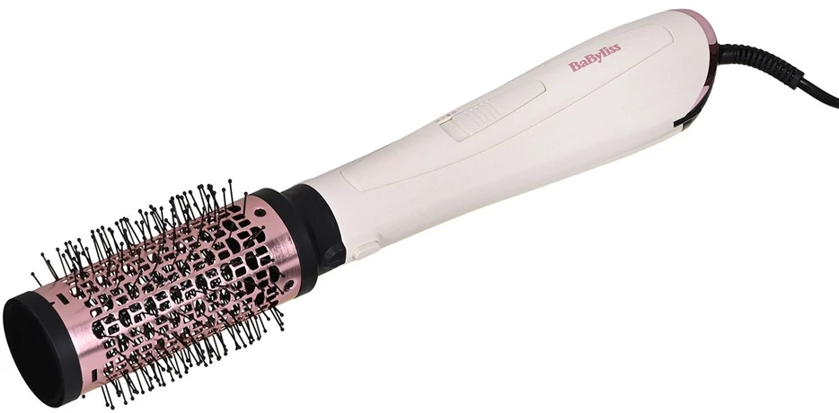 BaByliss AS914PE hair styling tool Straightening brush Warm Juodas, Rose auksinis 1000 W 2.5 m