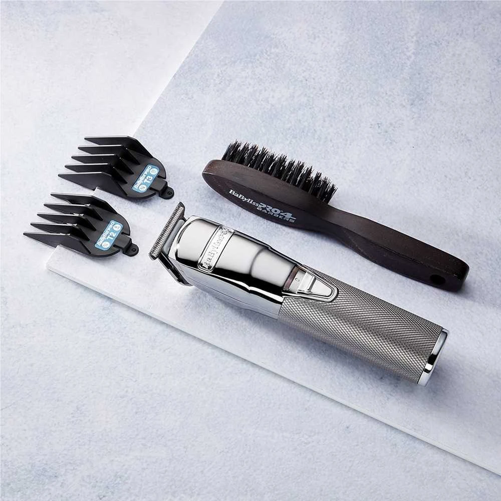 Įkraunama plaukų kirpimo-kantavimo mašinėlė - trimeris BaByliss PRO EDM Technology Metal Trimmer FX7880E