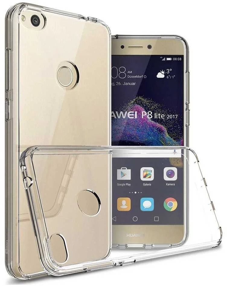 OEM dėklas, skirtas Huawei P9 LITE 2017 / P8 LITE 2017 galiniam dėklui, itin plonas, 0,5 mm, skaidrus