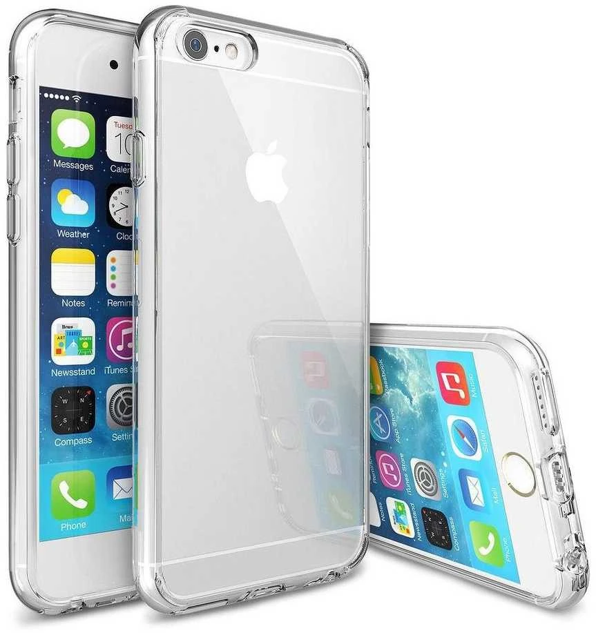 OEM dėklas, skirtas iPhone 6 PLUS galiniam dėklui, itin plonas, 0,5 mm, skaidrus