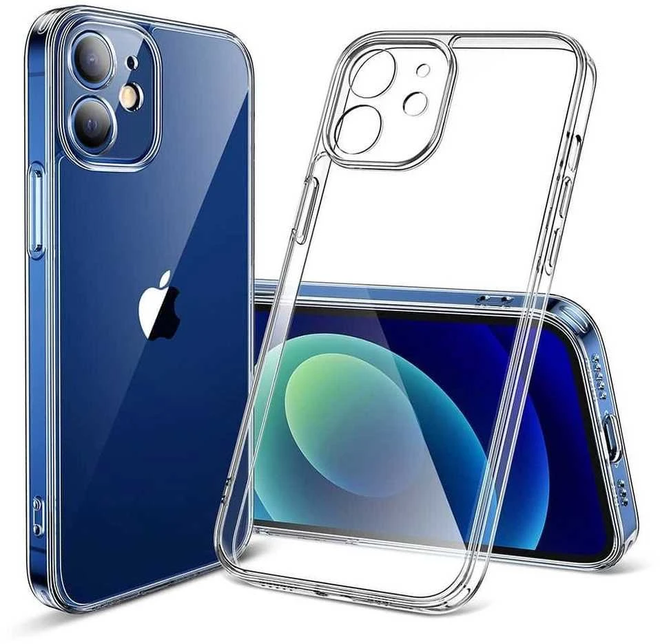 OEM dėklas, skirtas iPhone 12 / 12 PRO galiniam dėklui, itin plonas, 0,5 mm, skaidrus