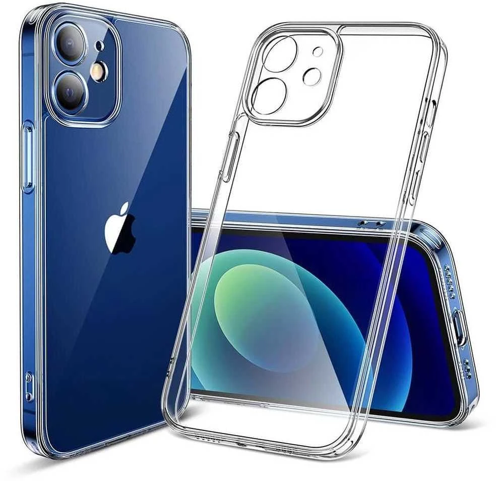 OEM dėklas, skirtas iPhone 12 MINI galiniam dėklui, itin plonas, 0,5 mm, skaidrus