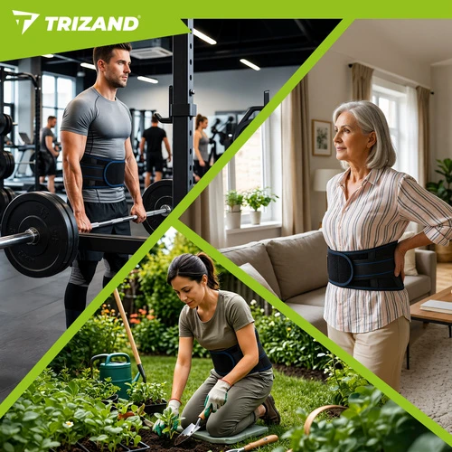 Nugaros atramos diržas - 24 magnetai - 100 cm Trizand