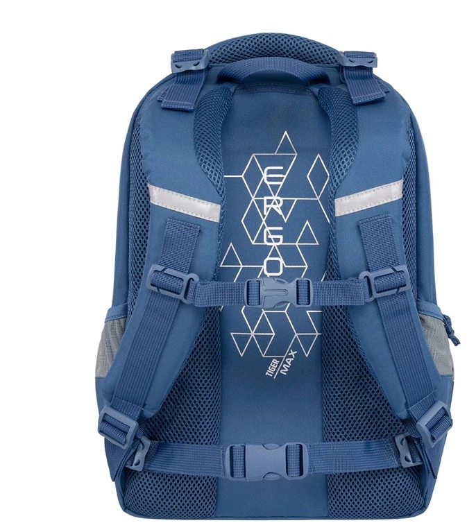 Backpack Tiger TMMX-056A(1). mėlynas. 43 cm x 33 cm x 23 cm