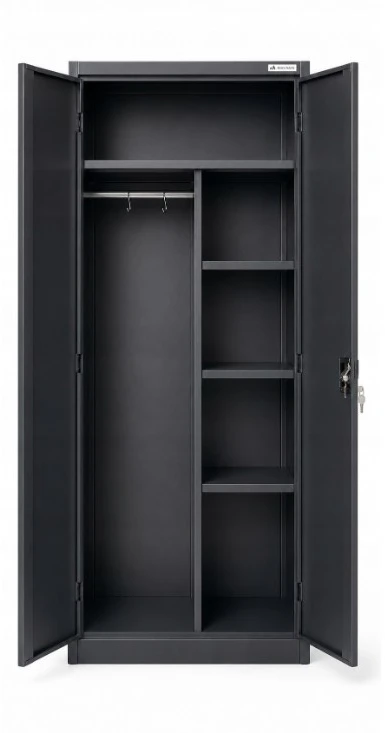 Iron Mate SATURN Metal Utility Cupboard 185x90x45 Anthracite RAL7016