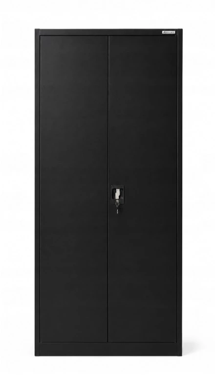 Iron Mate SATURN Metal Utility Cupboard 185x90x45 Juodas RAL9005