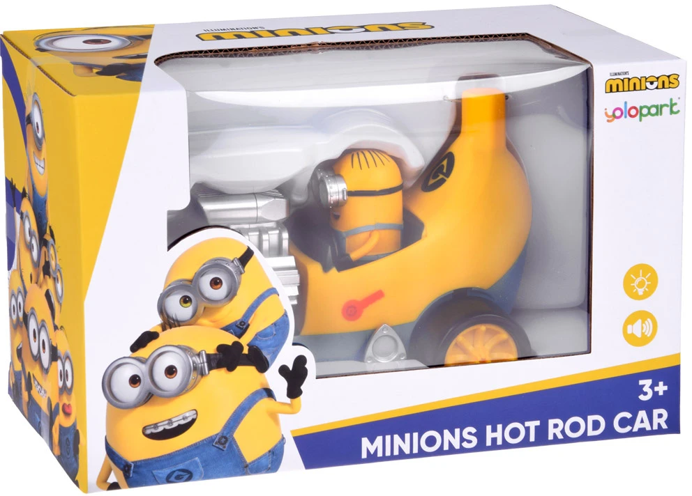 Hasbro Banana Car Minion – Flashing Lights, Funny Sounds & Vibrating Fun! ZA5941