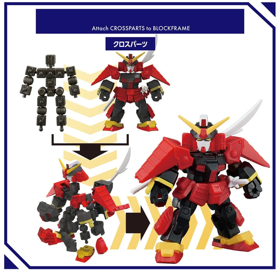 Bandai BLOCKROSS GUNDAM - MUSHA GUNDAM