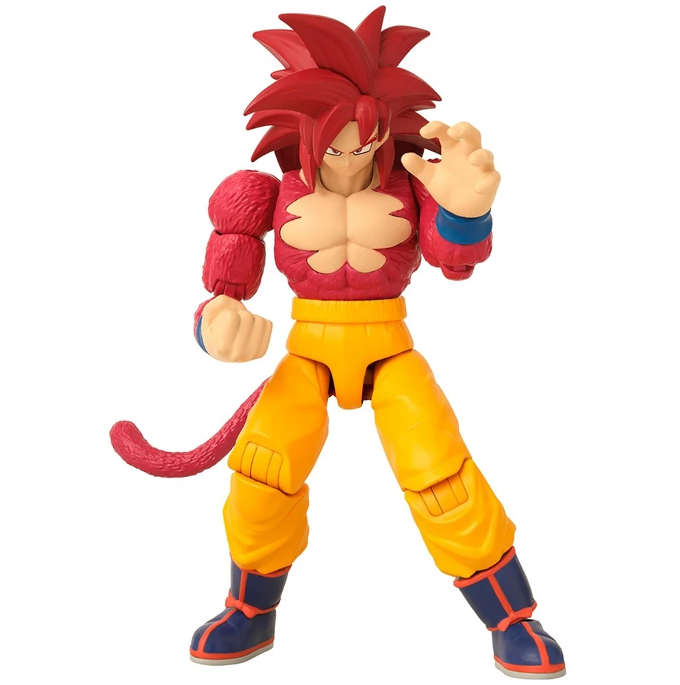 Bandai ANIME HEROES DRAGON STARS Poseable figūrėlė su priedais - Super Saiyan 4 Goku (Daima)