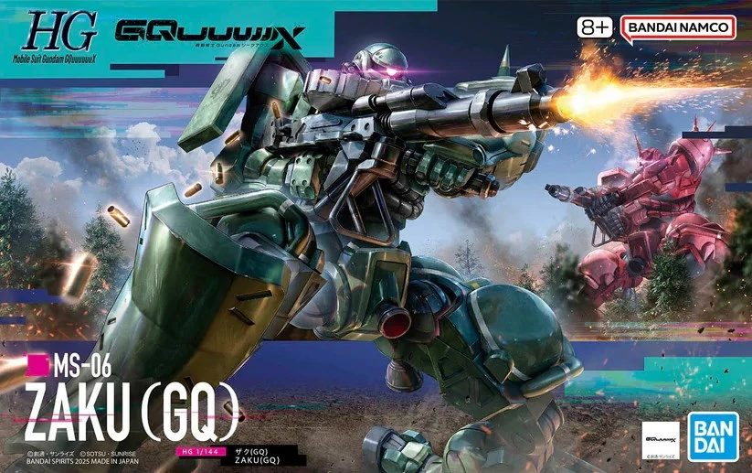 Bandai Gunpla MS-06 Zaku 1/144 plastikinis surenkamas modelis