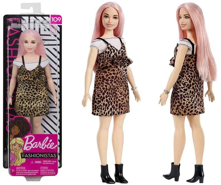 Mattel Barbės lėlių fashionistas leopard suknelė