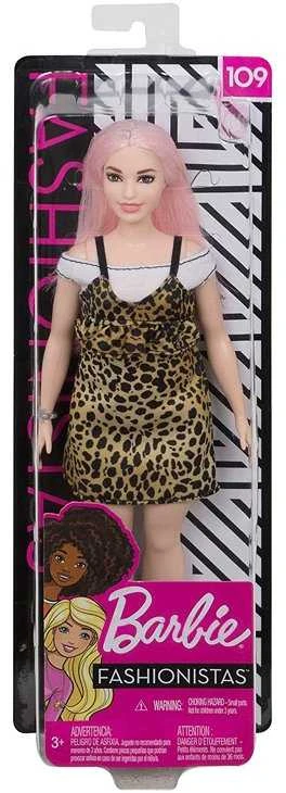 Mattel Barbės lėlių fashionistas leopard suknelė