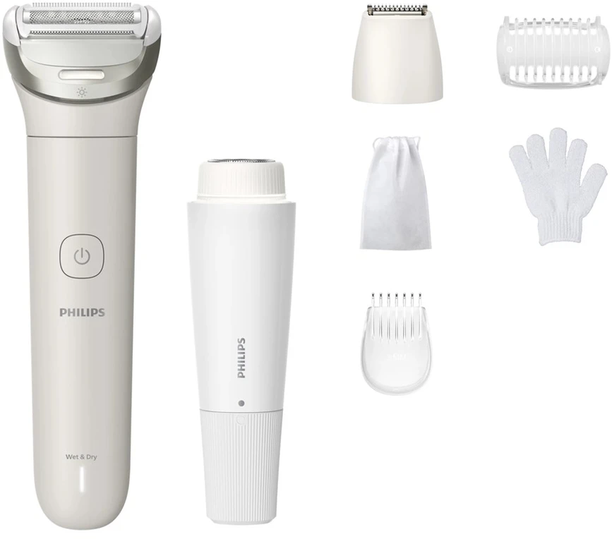 Philips moteriška elektrinė skutimosi mašinėlė su elastinga galvute, akumuliatorinė, BRL159/00