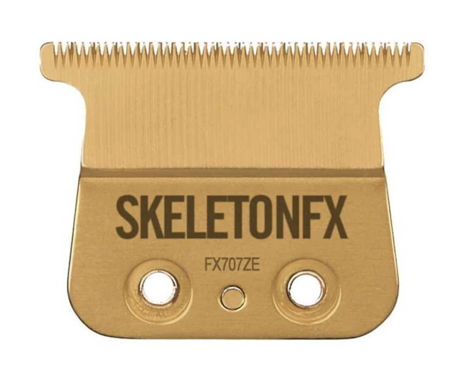 Babylisspro Peiliukas BaByliss PRO Skeleton Gold Trimmer Blade FX707ZE, skirtas visoms FX7870, FX726, FX797E plaukų kirpimo-kantavimo mašinėlėms-trimeriams