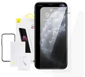 Baseus 0.3mm Grūdintas apsauginis stikliukas Film skirtas iPhone XS Max/11 Pro Max 6.5 - 2vnt