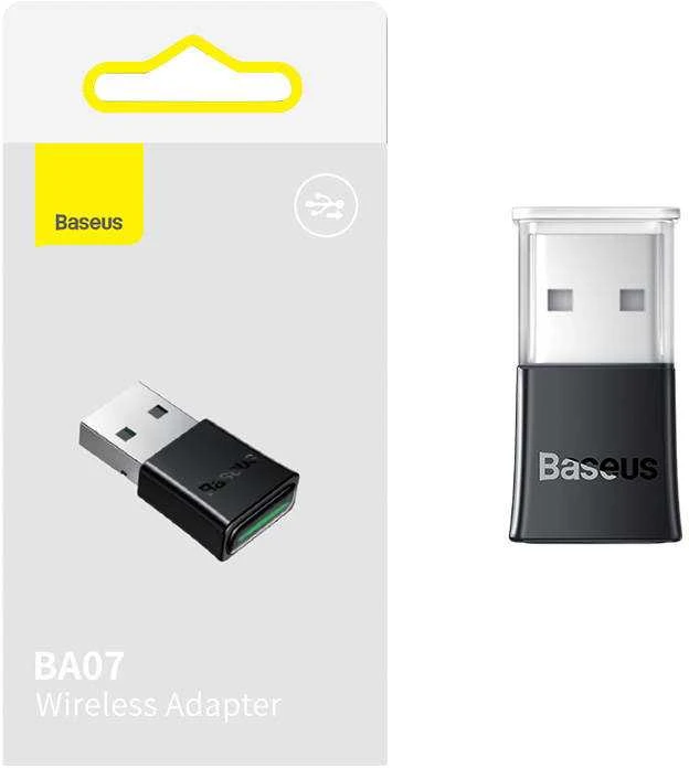 Belaidis adapteris Baseus Juodas BA07