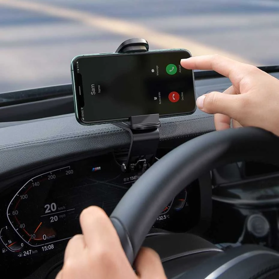 Automobilinis laikiklis Baseus Big Mouth Pro - Juodas