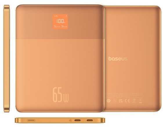 Baseus Blade2 - 12,000 mAh power bank (oranžinis)