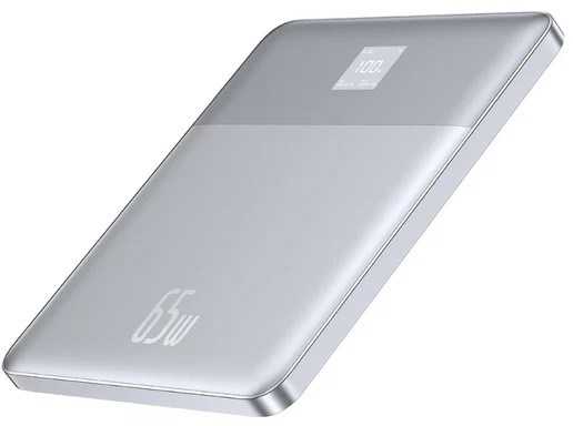 Baseus Blade2 - 12,000 mAh power bank (pilkas)