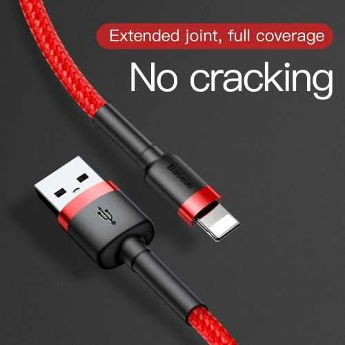 Baseus Cafule kabelis USB - Lightning 2A 3m - Raudonas