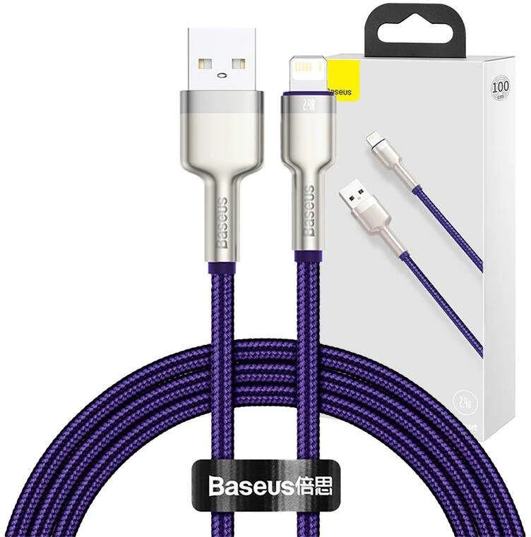 Baseus Cafule USB - Žaibo laidas 2.4A 1m