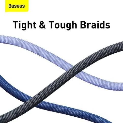 Baseus Crystal Shine kabelis USB-C - USB-C 100W 1.2m mėlynas