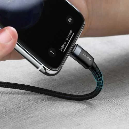 Baseus kabelis USB Type-C - Iphone PD 18W 1m - Pilkas / Juodas