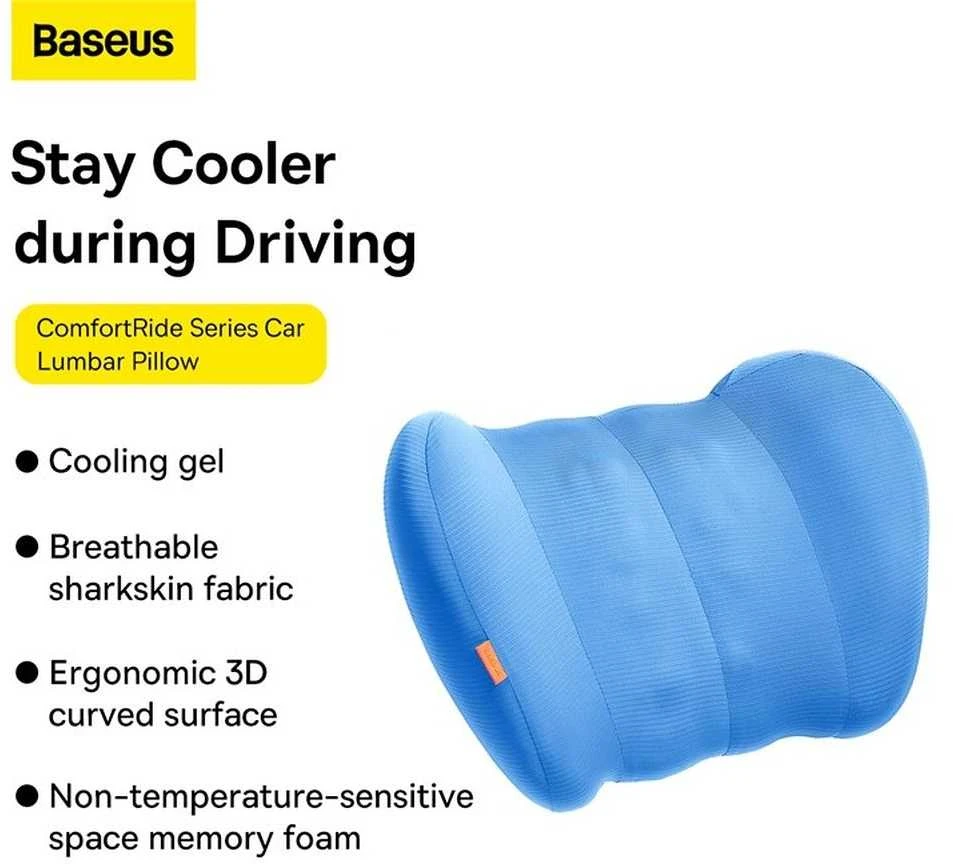 Automobilio aušinimo juosmens Clu Baseus ComfortRide serijos automobilis (mėlynas)