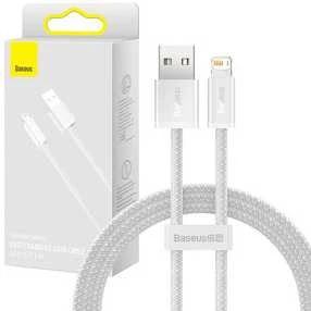 „Baseus Base Dynamic USB - Lightning“ laidas 2.4A 1m - Baltas