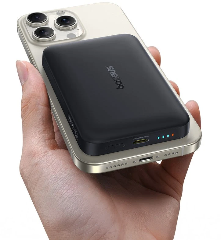 Baseus EnerFill FM11 10000 mAh Wireless charging Juodas