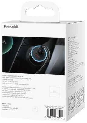 Baseus Golden Contactor Pro automobilinis įkroviklis 2x USB-C 40W - mėlynas