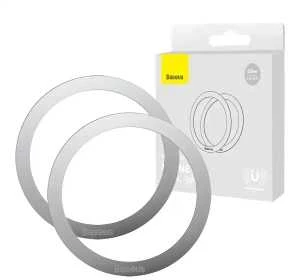 Baseus Halo magnetinis žiedas telefonams, MagSafe (sidabrinis)