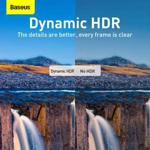 Kabelis HDMI-HDMI kištukai 3.0m (HDMI 2.1) juodas 8K 60Hz 48Gbps / 4K 120Hz, BASEUS