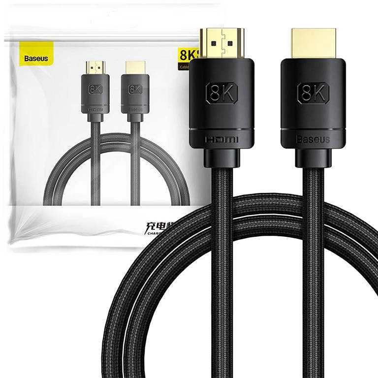 HDMI 8K – HDMI 8K Baseus adapterio kabelis 1,0 m CAKGQ-J01