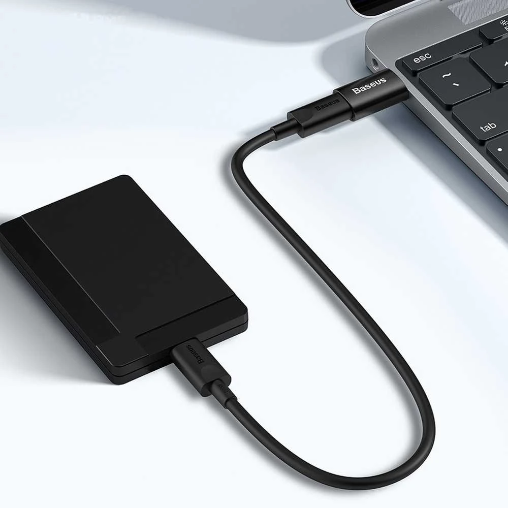 Baseus Ingenuity USB-A – USB-C OTG adapteris - Mėlynas